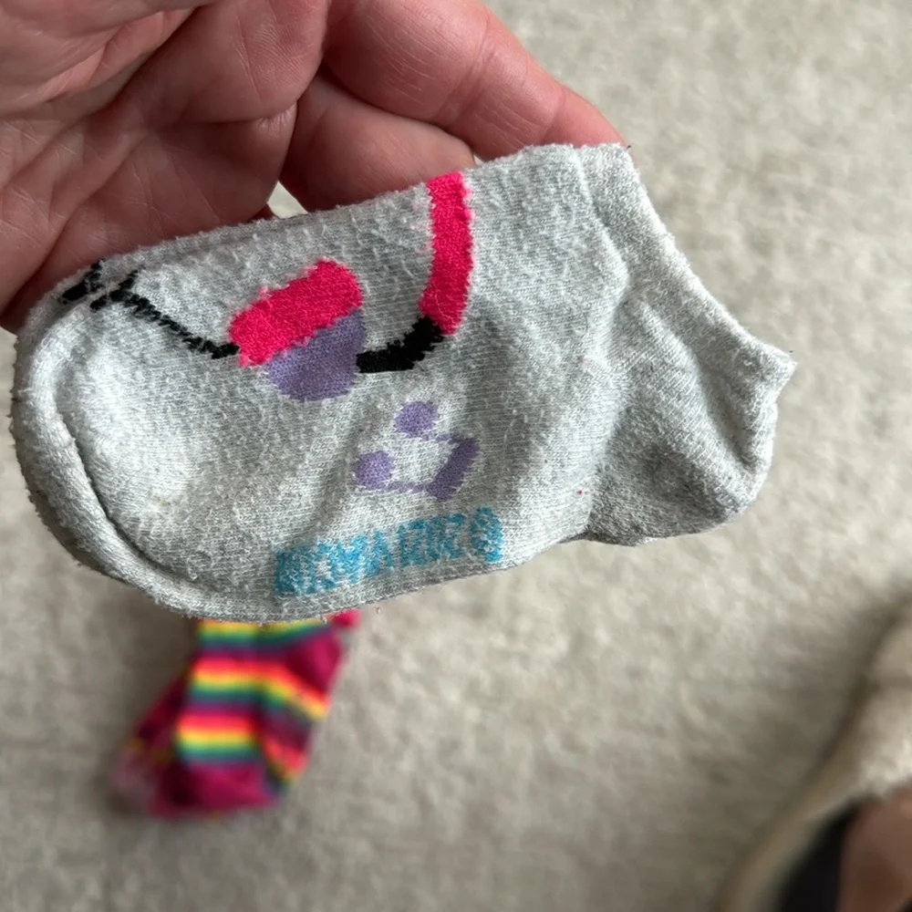 Gently Worn Girls Children's Place, Viacom Socks - 4 Pair - Size 12-24 Months